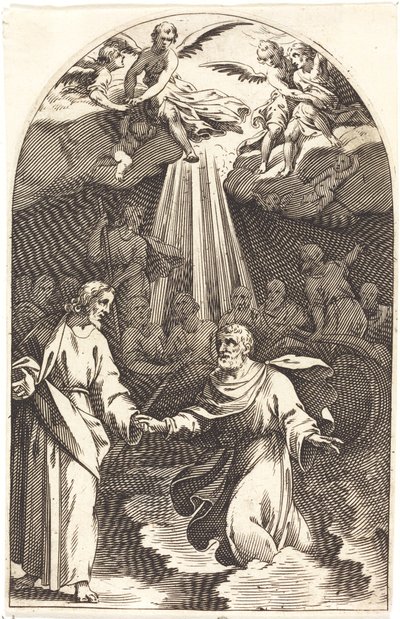 Christ marchant sur l