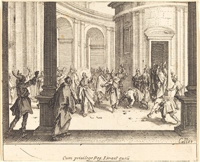 Le Christ et la femme adultère - Jacques Callot