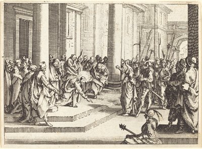 Christ et la femme prise en adultère - Jacques Callot