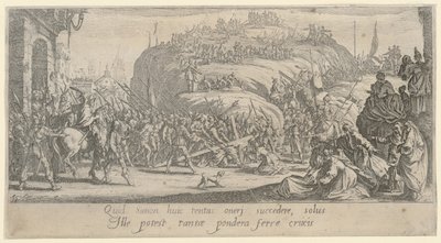 Le Christ porte la croix - Jacques Callot