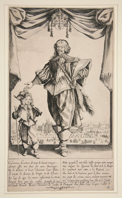 Claude Deruet (portrait de Deruet) - Jacques Callot