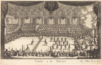 Combat à la barrière, 1627 - Jacques Callot