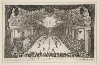 Combat à la Barrière, Entrée de son Altesse à pied - Jacques Callot