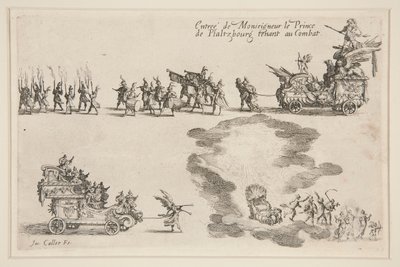 Combat à la Barrière, Entrée du Prince de Plaltzbourg - Jacques Callot