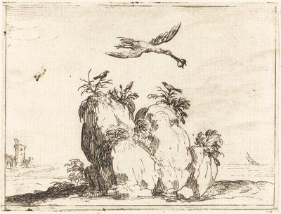 Grue en vol - Jacques Callot