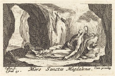 La mort de la Madeleine - Jacques Callot