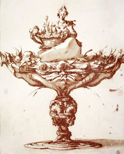 Conception pour une fontaine - Jacques Callot