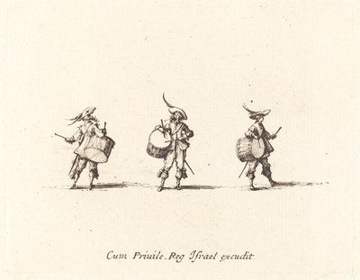 Exercice avec tambours - Jacques Callot