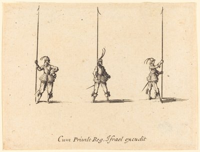 Exercice avec piques levées - Jacques Callot