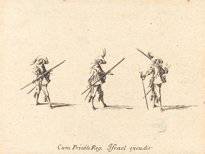 Exercice avec le mousquet - Jacques Callot