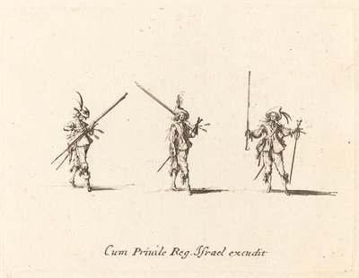 Exercice avec le mousquet - Jacques Callot