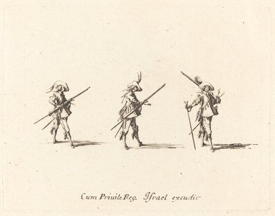 Exercice avec le mousquet - Jacques Callot