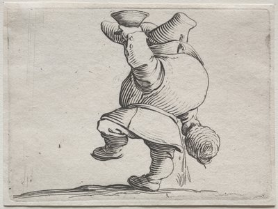 Buveur vu de dos - Jacques Callot