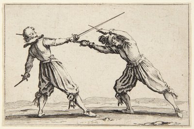 Duel avec épées et poignards - Jacques Callot