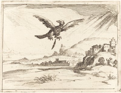 Aigle perdant une vieille plume - Jacques Callot