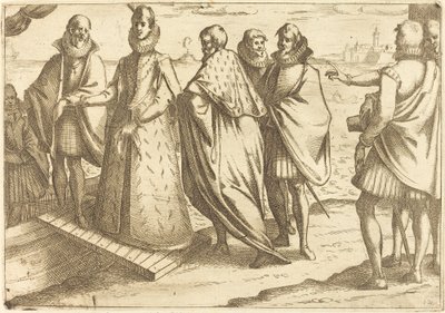 Embarquement à Gênes - Jacques Callot