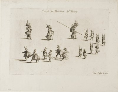 Entrée de M. de Macey, du Combat à la Barrière - Jacques Callot