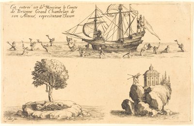 Entrée de M. le Comte de Brionne, Grand Chambellan de Son Altesse, représentant Jason - Jacques Callot