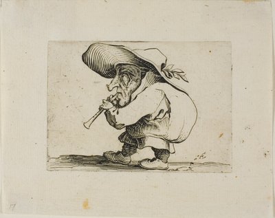 Joueur de flageolet, de Varie Figure Gobbi - Jacques Callot