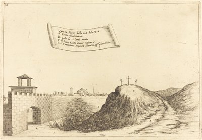 Quatre parties de la Via Dolorosa - Jacques Callot
