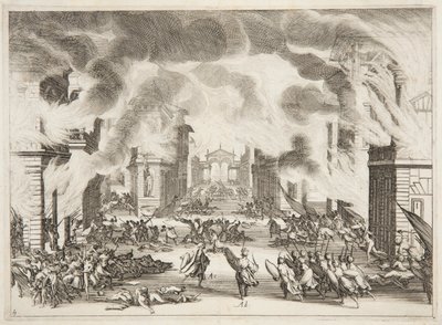 Quatrième acte de Soliman - Jacques Callot