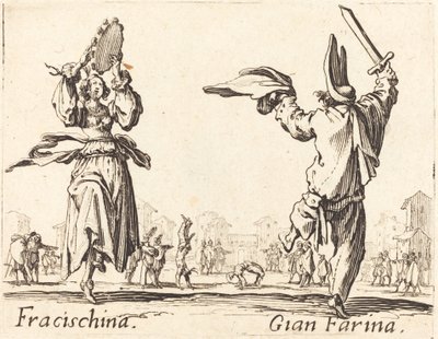 Fracischina et Gian Farina - Jacques Callot