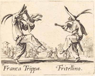 Franca Trippa et Fritellino - Jacques Callot
