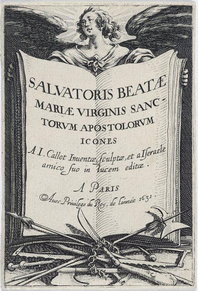 Frontispice de Les Grands Apôtres, 1631 - Jacques Callot