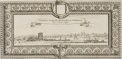 Frontispice, de Scènes diverses conçues à Florence - Jacques Callot