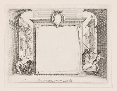 Frontispice, de la série La vie de l - Jacques Callot