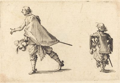 Gentleman et son page - Jacques Callot