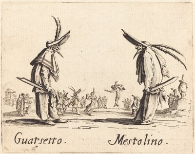 Guatsetto et Mestolino, vers 1622 - Jacques Callot