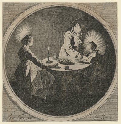 Sainte Famille à table - Jacques Callot