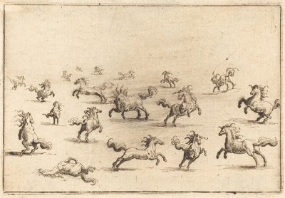 Chevaux Courant - Jacques Callot