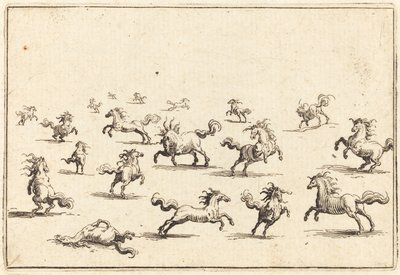 Chevaux Courant - Jacques Callot
