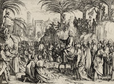 Jésus entre à Jérusalem, 1635 - Jacques Callot