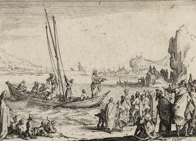 Jésus prêchant au bord de la mer, 1635 - Jacques Callot