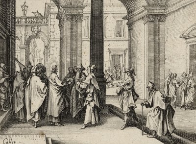 Jésus et les Docteurs de la Loi, 1635 - Jacques Callot
