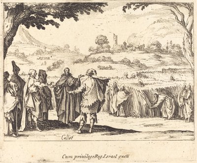 Jésus avec les pharisiens - Jacques Callot