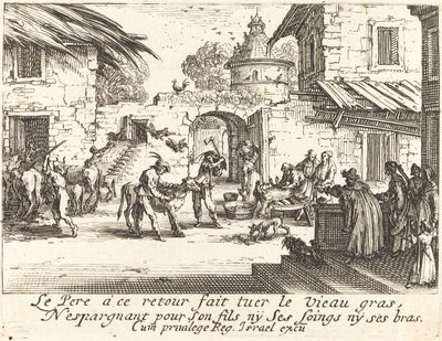 Le Veau Gras Tué - Jacques Callot