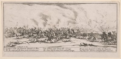 La Bataille, illustration de Les Grandes misères de la guerre - Jacques Callot