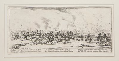 La bataille, planche 3 de la série Les grandes misères de la guerre - Jacques Callot