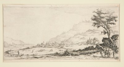 La chasse aux oiseaux, des Paysages pour Giovanni de Medici - Jacques Callot