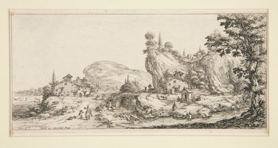 Paysage #6 de Paysages pour Giovanni de Medici - Jacques Callot