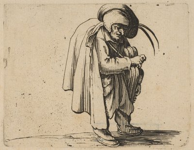 Le Joueur de Vielle, de la suite Varie Figure Gobbi - Jacques Callot