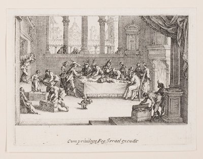 Le partage des biens, de la série La Vie de l - Jacques Callot