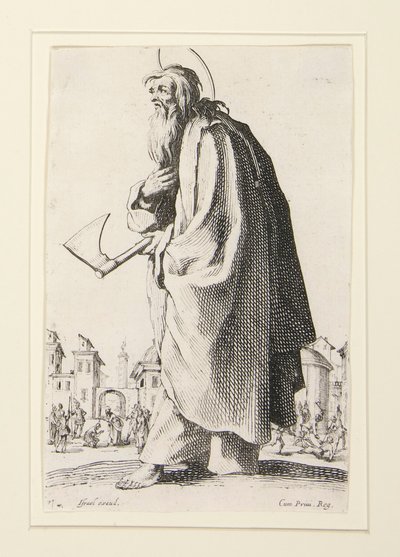 Les Grands Apôtres Debout, Représentant le Sauveur, la Bienheureuse et les Saints Apôtres Marie - Jacques Callot