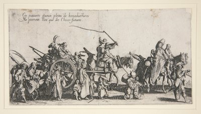 Les bohémiens en marche - Jacques Callot