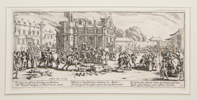 Les grandes misères de la guerre : No. 6 - Dévastation d - Jacques Callot