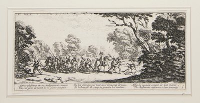Les grandes misères de la guerre : No. 9 - Découverte des malfaiteurs - Jacques Callot
